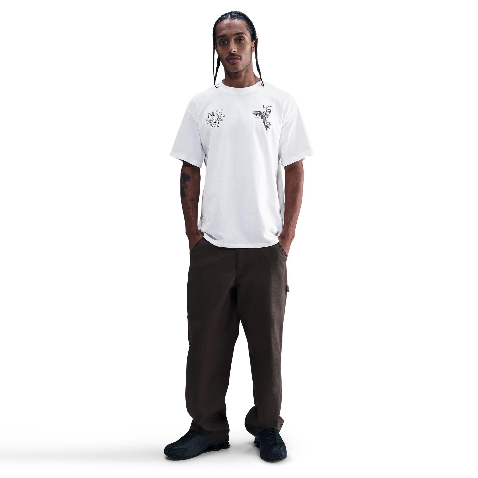 Nike Men's Sportswear Max90 Tee - White/Black - WHITE/BLACK